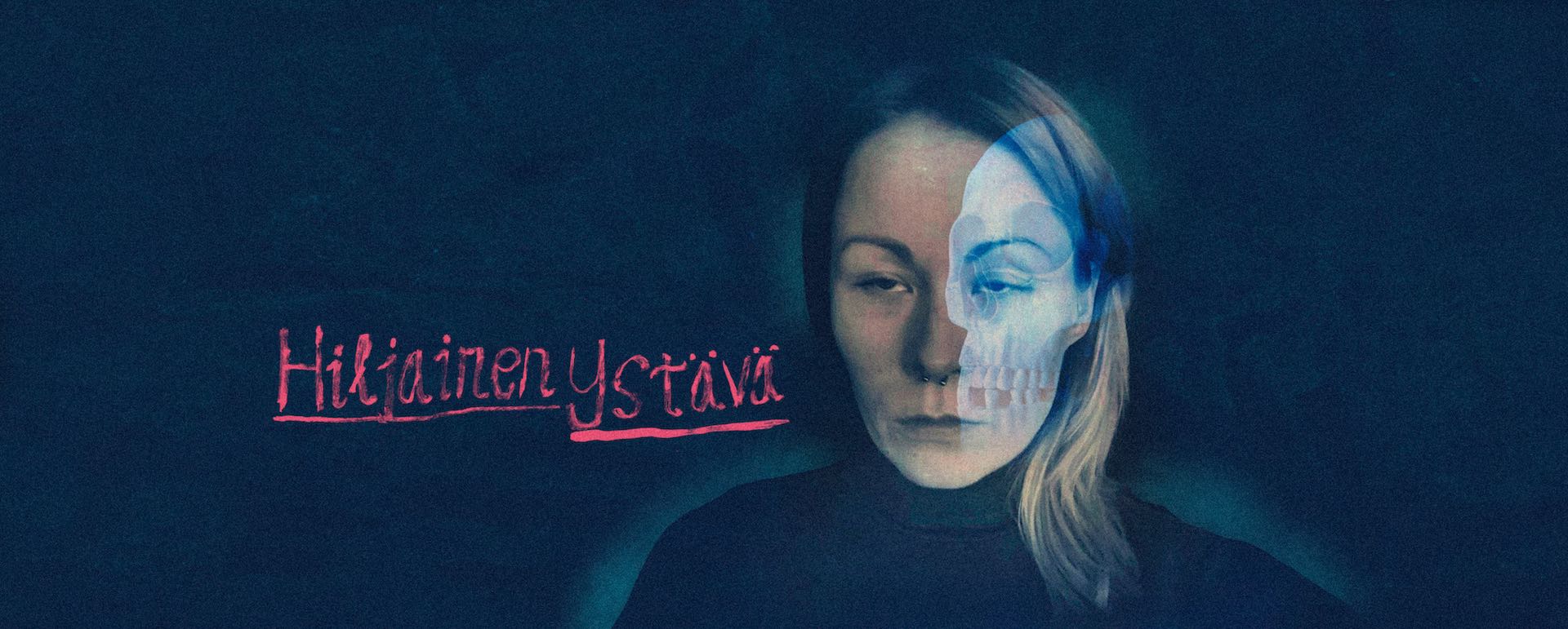 Hiljainen ystävä -esitys, banneri, Sanna Kärkkäinen